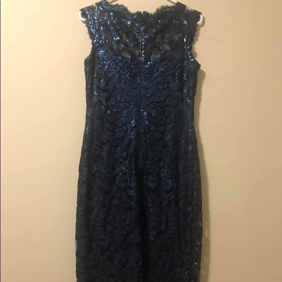 Tadashi Shoji Illusion dress size 8 - Picture 2 of 4
